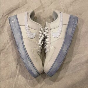 Nike Air Force 1 07 LV8 EMB Summit White Blue Men’s Size 10.5 DV0787-100